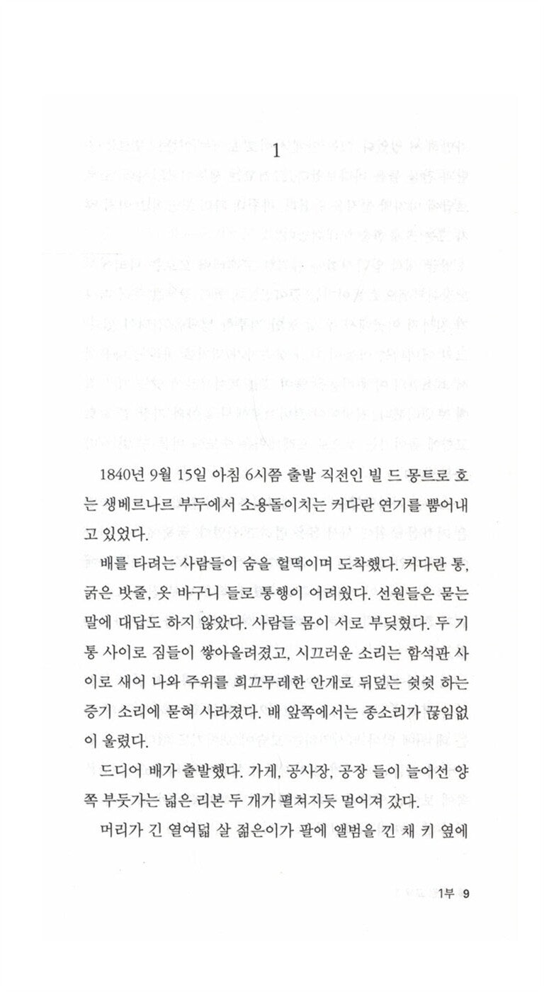 Sentimental Education Vol. 1 by Gustave Flaubert | Korean Edition