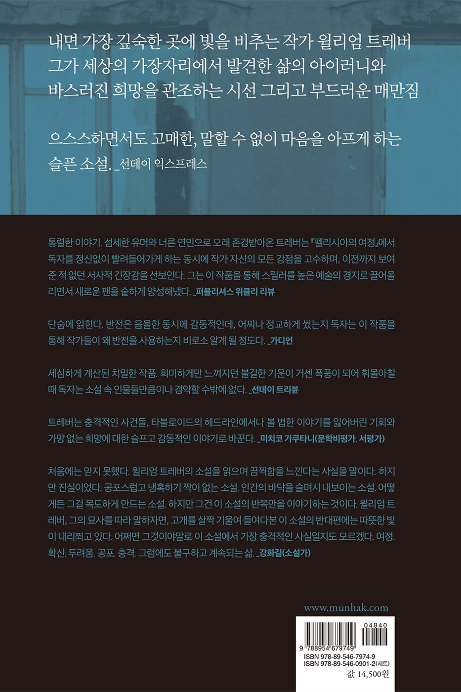 Felicia's Journey - 펠리시아의 여정, William Trevor (Korean Novel)