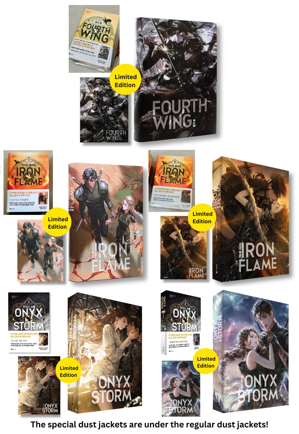 Art Dust Jacket Limited | Fourth Wing by Rebecca Yarros (Korean