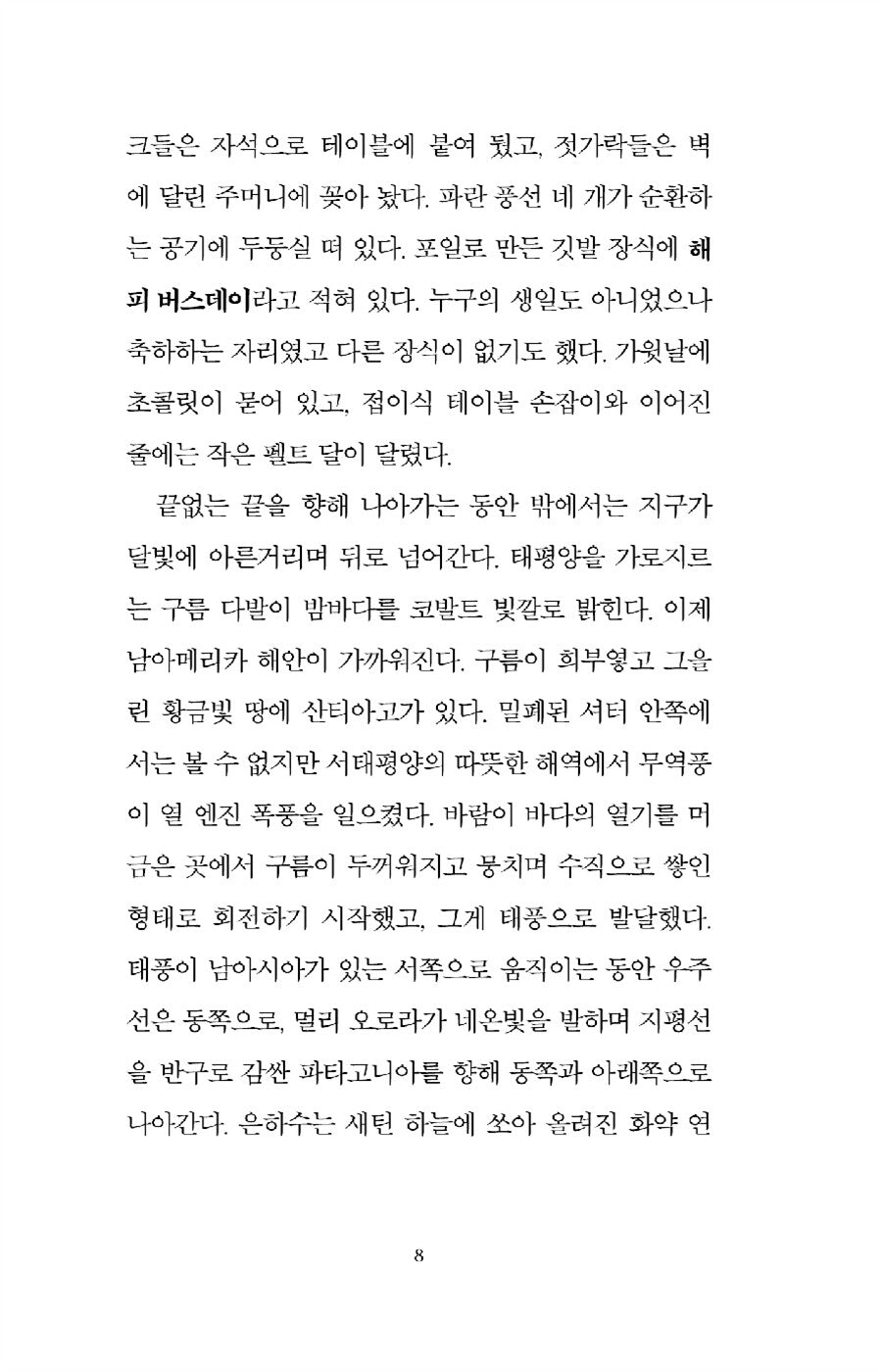 Orbital (Booker Prize Winner) Novel by Samantha Harvey Korean Edition