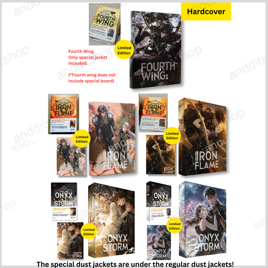 Onyx Storm (Korean Edition) Art Dust Jacket Limited