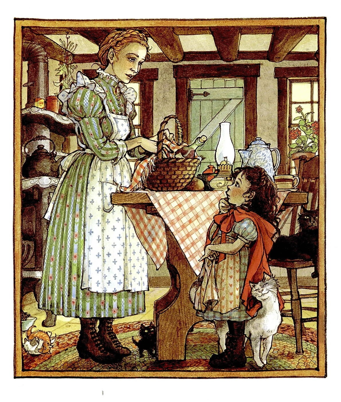 Little Red Riding Hood by Brothers Grimm | Korean Edition Picture Books