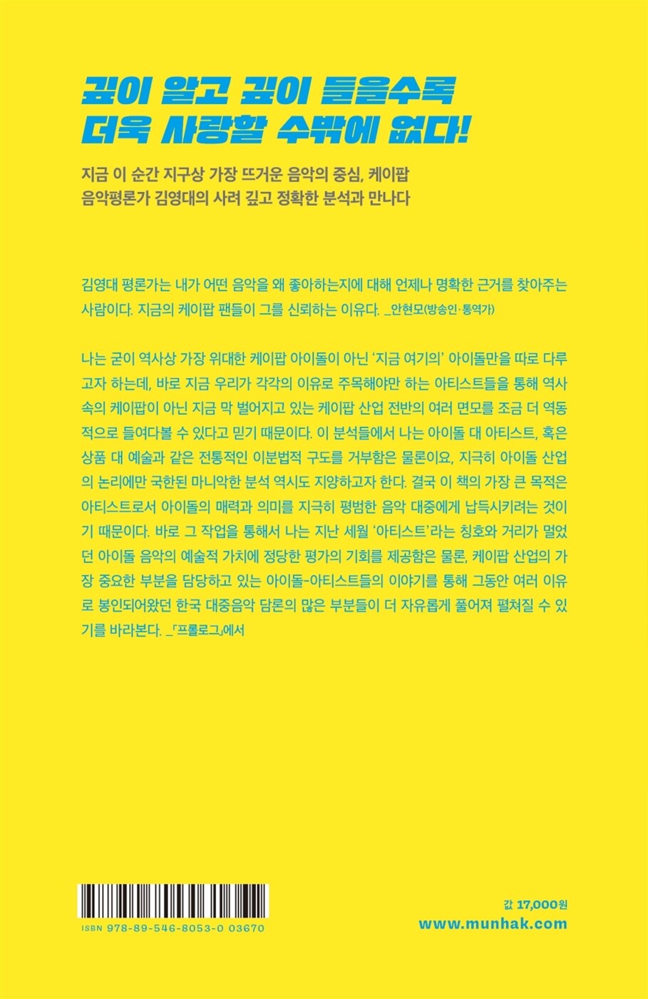 Idols as artists in the K-pop era - 지금 여기의 아이돌-아티스트, Kim Young-dae (Korean Edition)