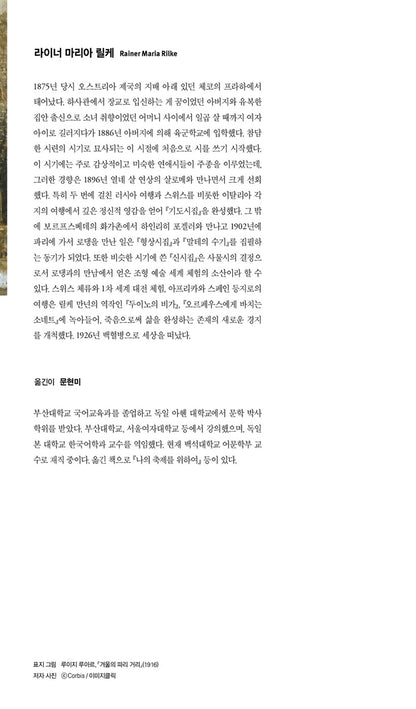 Die Aufzeichnungen des Malte Laurids Brigge by Rainer Maria Rilke | Korean