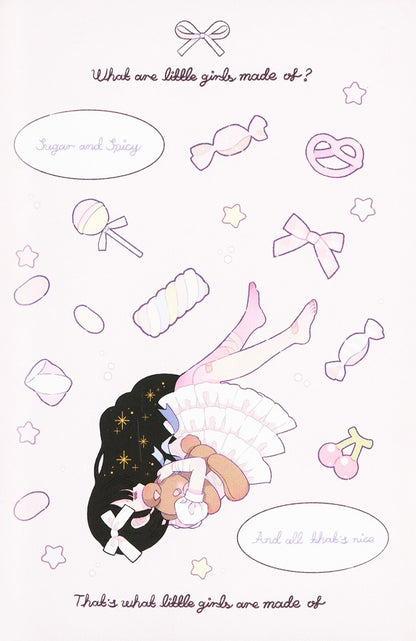 Petit Cotton Candy Lab Illust Lab Sticker Book (Korean)