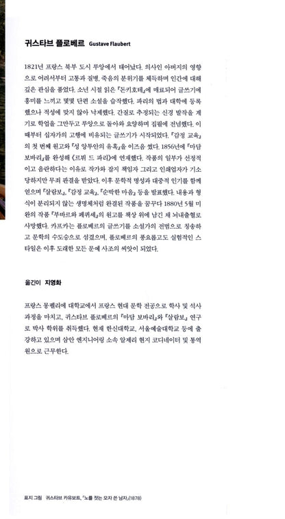 Sentimental Education Vol. 1 by Gustave Flaubert | Korean Edition
