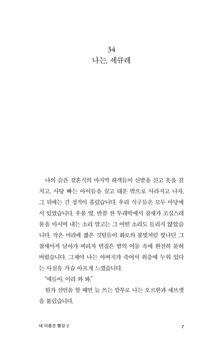 My Name Is Red Vol. 2 (Benim Adım Kırmızı) by Orhan Pamuk | Korean Edition