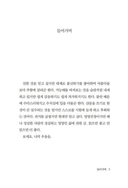 I hate myself, I like myself, I am weird - 나는 내가 싫고 좋고 이상하고, Baek Eun-seon (Korean Essay)