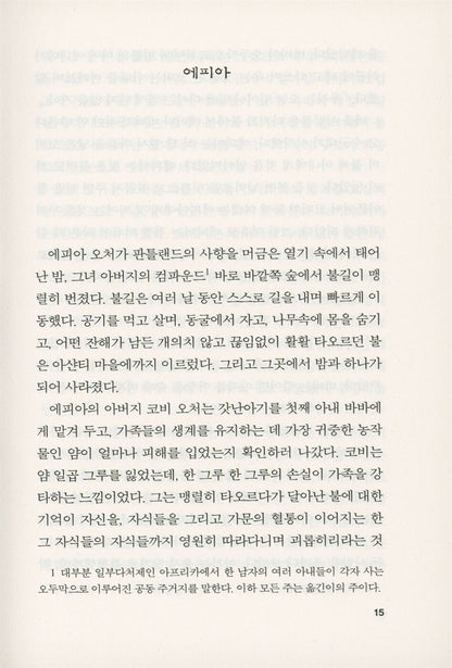 Homegoing by Yaa Gyasi | Korean Edition | 밤불의 딸들