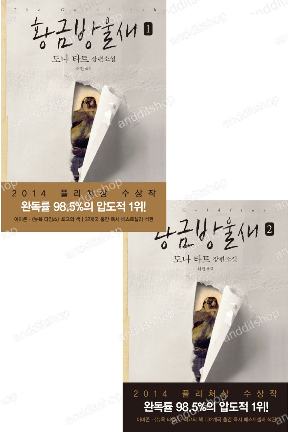 The Goldfinch Novel by Donna Tartt, Korean, 황금방울새, 도나 타트