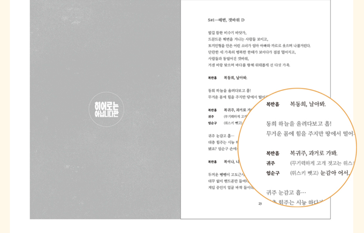 The Atypical Family, K-Drama Script Book, Korean, 히어로는 아닙니다만 대본집, Jang Ki-yong, Chun Woo-hee