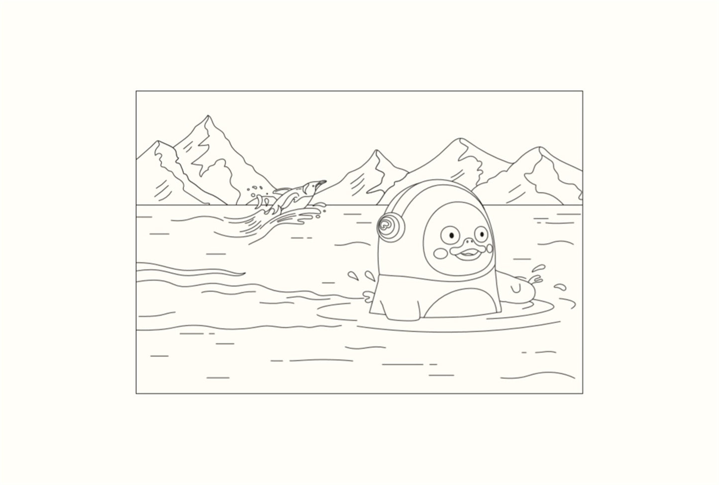 Pengsoo Peng Art ColoringBook by Han-gyeol Korean Edition