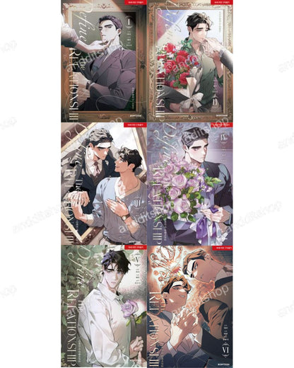 Define The Relationship Vol. 1-6 Set – Korean BL Manhwa by Chada