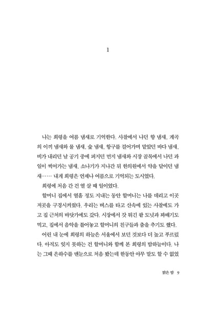 Bright Night by Choi Eunyoung Korean Edition