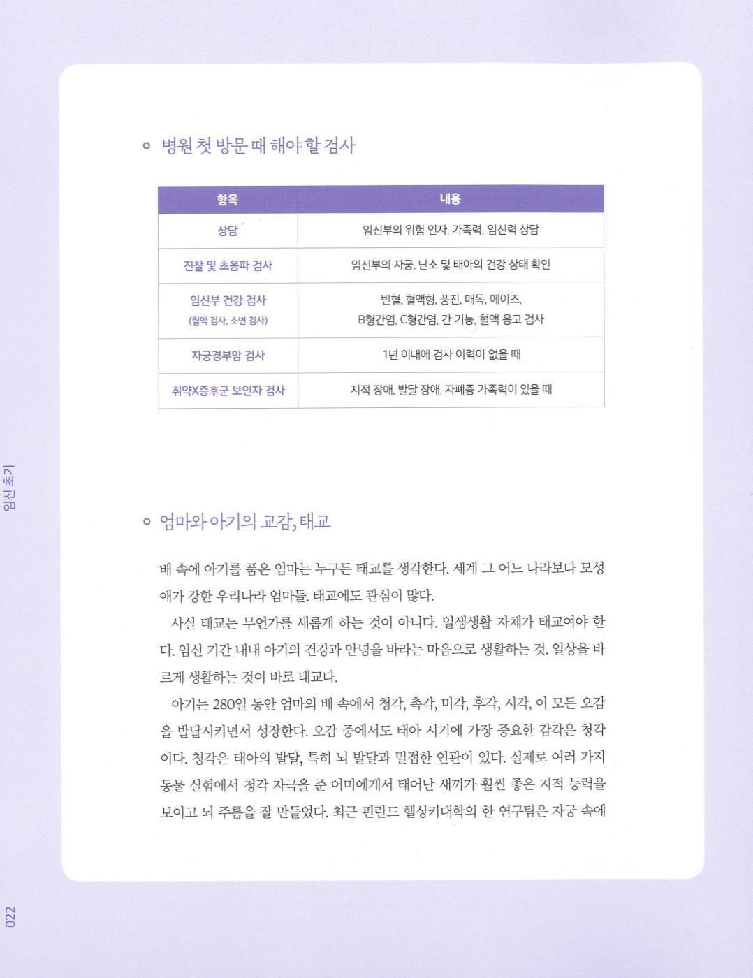 Pregnancy and Childbirth Daily Book by Kim Moon-young Korean Edition
