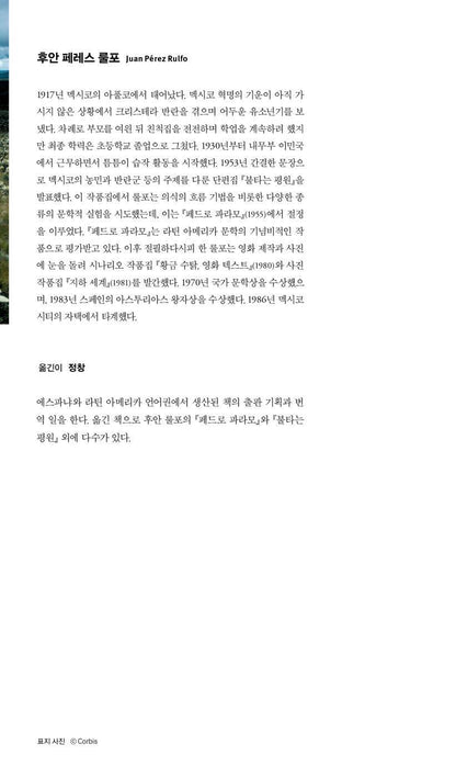 Pedro Paramo by Juan Rulfo | Korean Edition