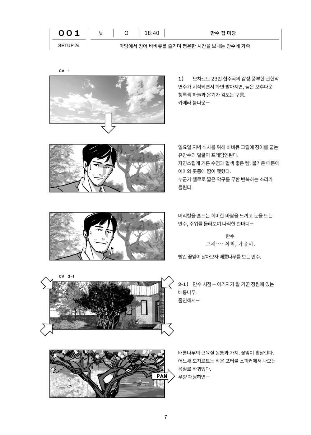 No Other Choice Storyboard Book | 어쩔수가없다 스토리보드북 | Korean Movie