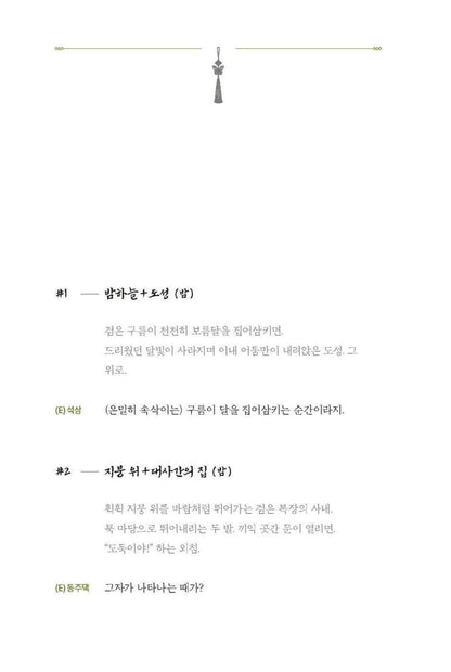 To My Beloved Thief Script Book 1-2 Set | 은애하는 도적님아 1-2권 세트 | Korean Drama