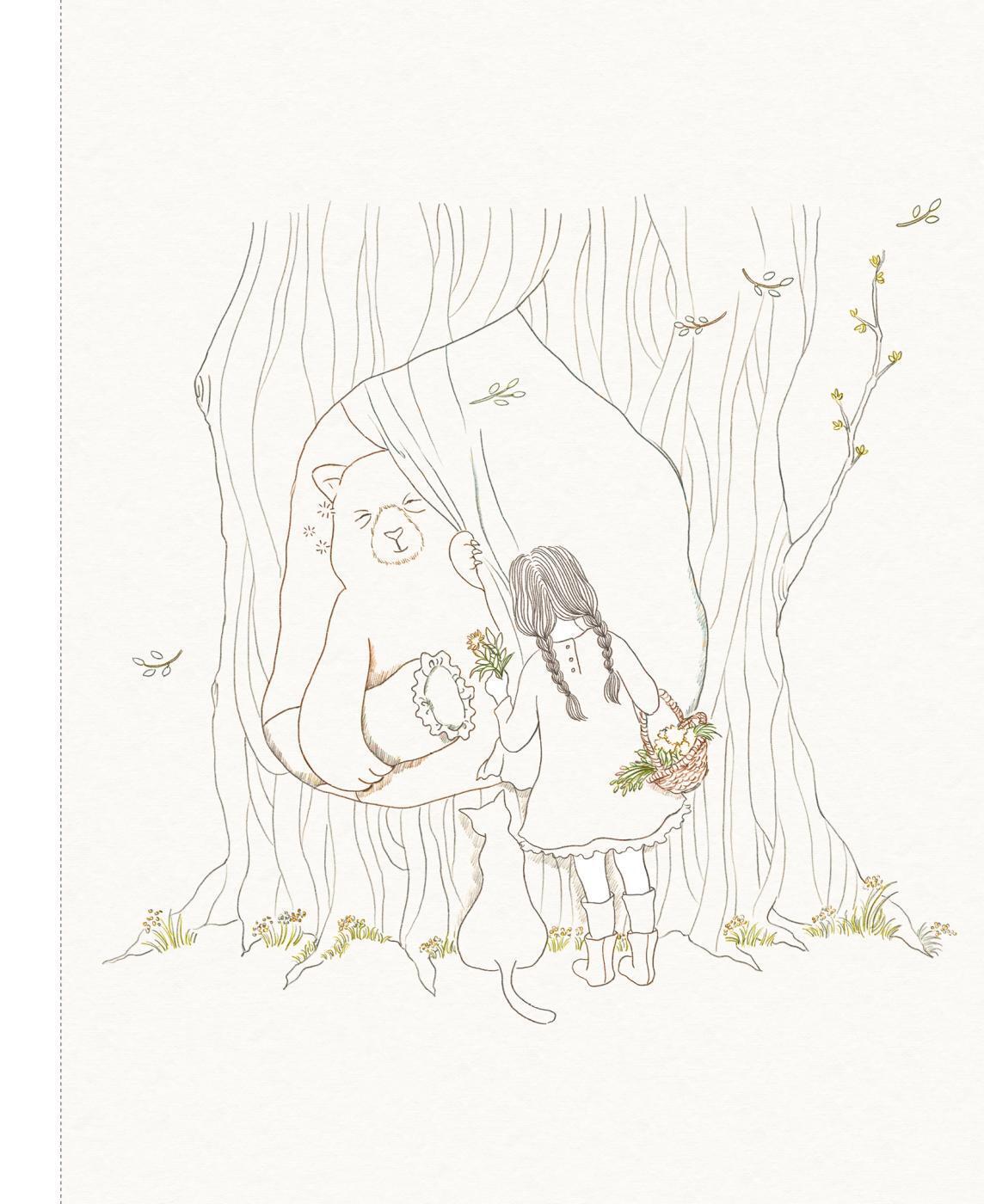 Longing Seasons – Coloring Book by Green Ivy, Korean, 그리운 계절, 초록담쟁이, 컬러링북