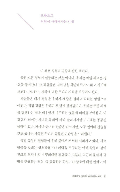 The Extinction of Experience by Christine Rosen Korean Edition
