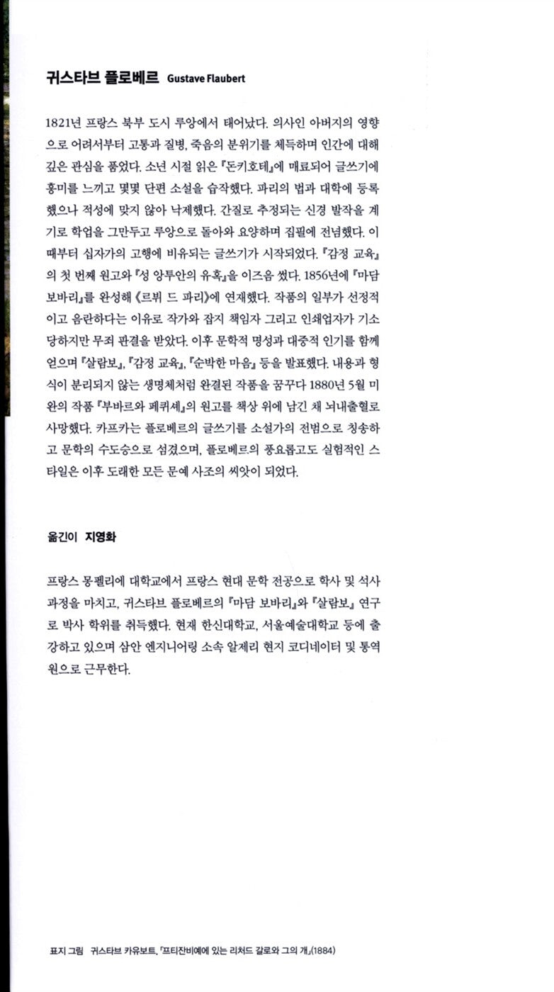 Sentimental Education Vol. 2 by Gustave Flaubert | Korean Edition