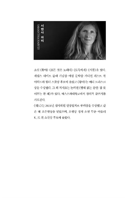 Orbital (Booker Prize Winner) Novel by Samantha Harvey Korean Edition