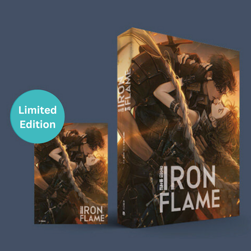 Iron Flame Part 2 by Rebecca Yarros (Korean) Art Dust Jacket Limited