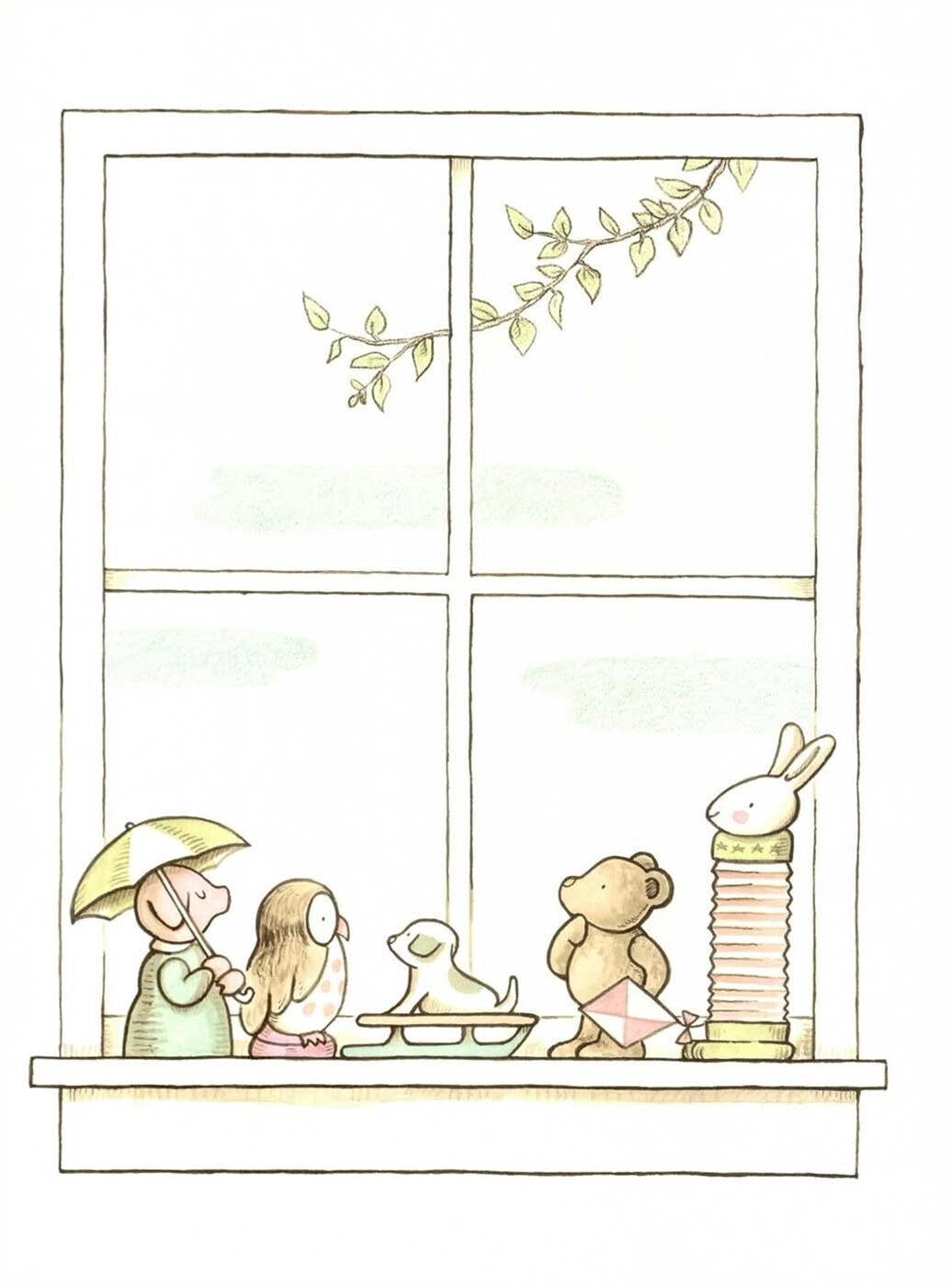 Waiting by Kevin Henkes | Korean Edition Picture Books