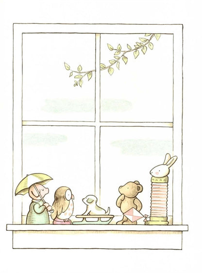 Waiting by Kevin Henkes | Korean Edition Picture Books