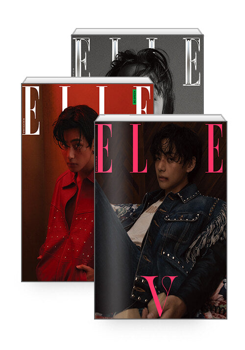[Set] Elle Types A–C April 2023 (Cover: BTS V) - Set of 3