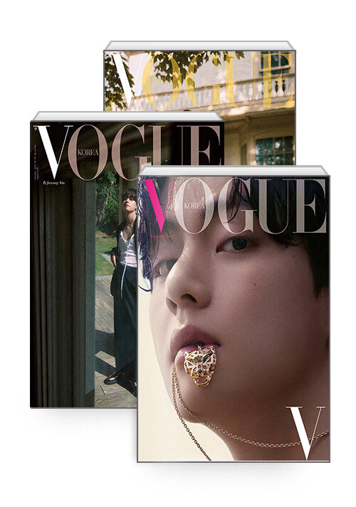[Set] Vogue Korea Types D–F October 2022 - Set of 3 (Cover: V) (No Supplement)