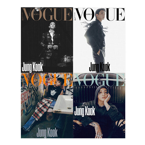 [Set] Vogue Korea Types B–E October 2023 (Cover: BTS Jungkook)
