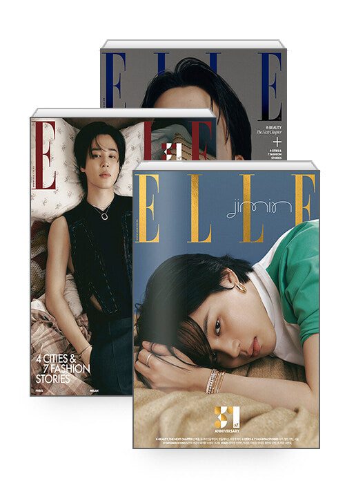[Set] Elle Types A–C November 2023 (Cover: BTS Jimin) - Set of 3