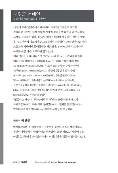 The Plains by Gerald Murnane (Korean Book)