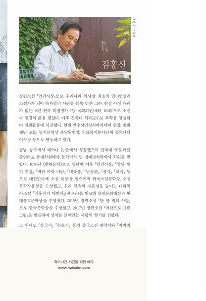 Mourning for the Time That Has Died by Kim Hongshin Korean Edition