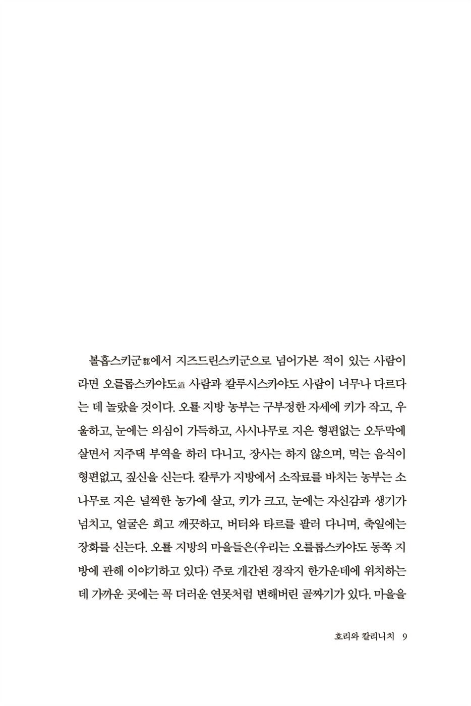 A Sportsman's Sketches Book by Ivan Turgenev Korean Edition