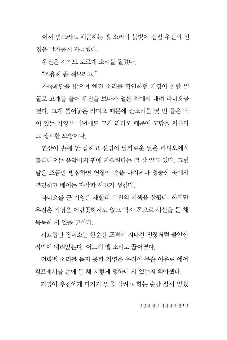 The night your star disappeared - 당신의 별이 사라지던 밤, Seo Mi-ae (Korean Novel)