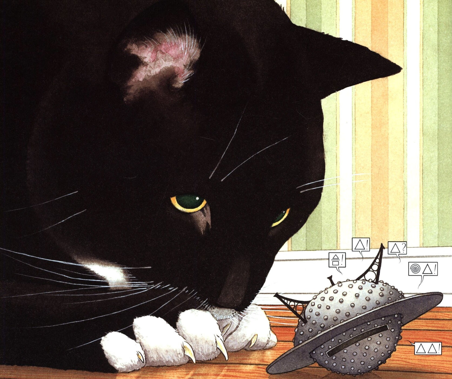 Mr. Wuffles! by David Wiesner | Korean Edition Picture Books
