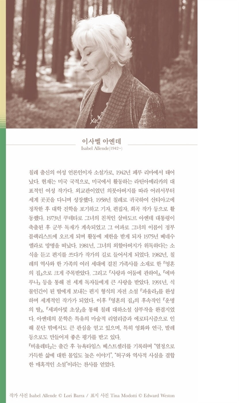 Violeta by Isabel Allende | Korean Edition