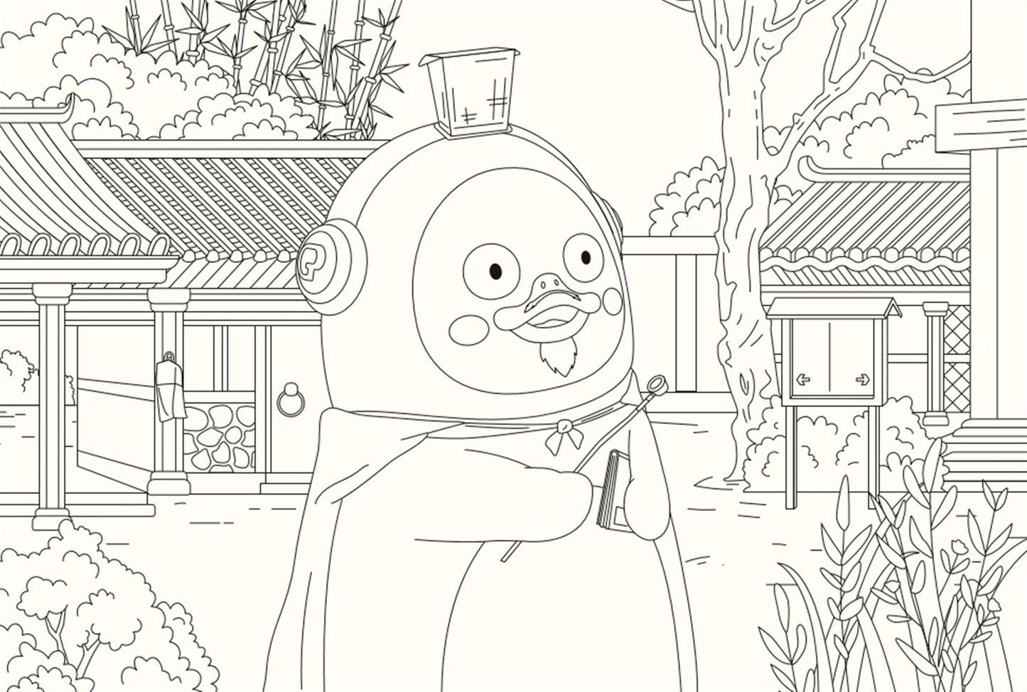 Pengsoo Peng Art ColoringBook by Han-gyeol Korean Edition