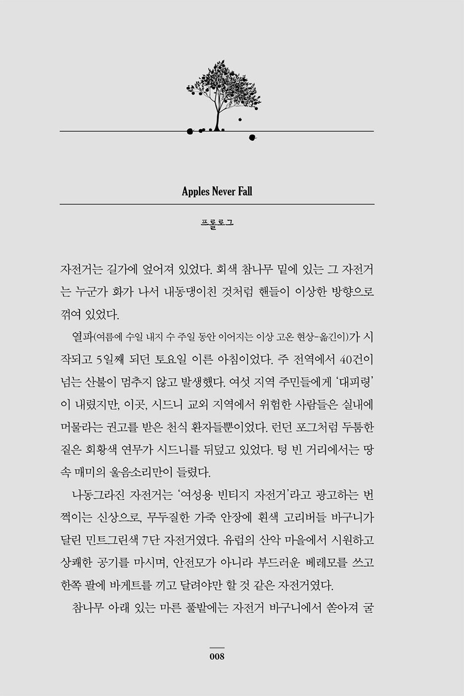 Apples Never Fall by Liane Moriarty | Korean Edition