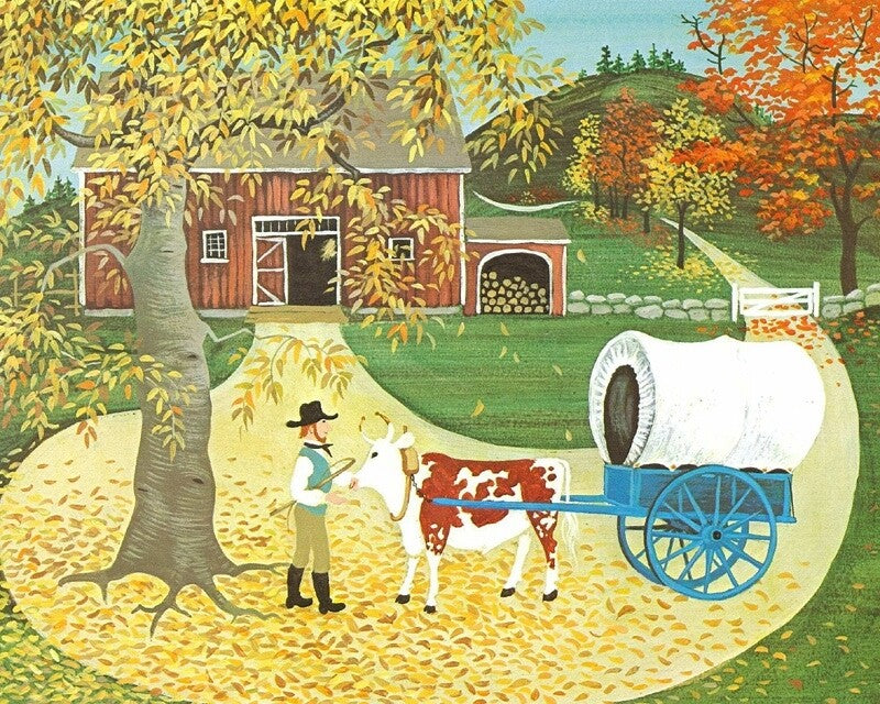 Ox-Cart Man by Barbara Cooney | Korean Edition Picture Books