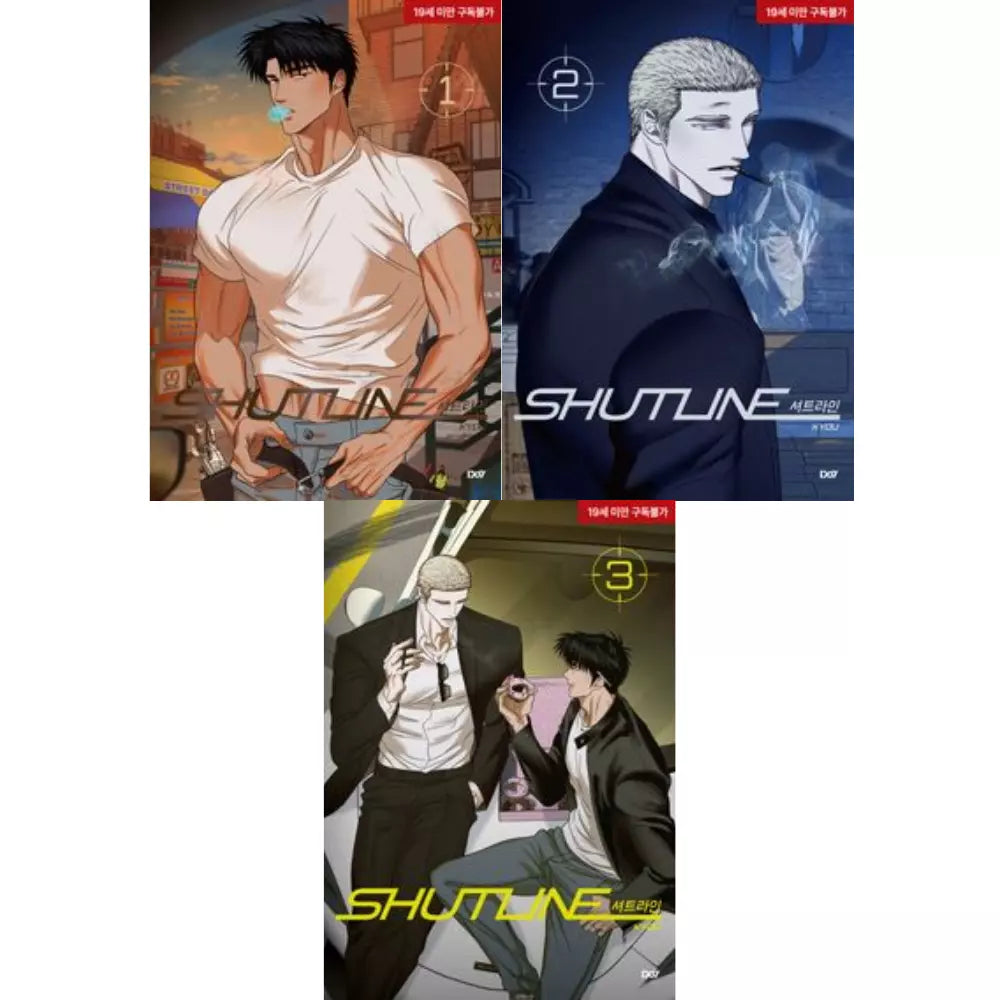Shutline Vol. 1-3 Set – Korean BL Manhwa by KYOU