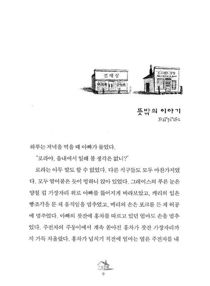 Little Town on the Prairie by Laura Ingalls Wilder | Korean Children's Book